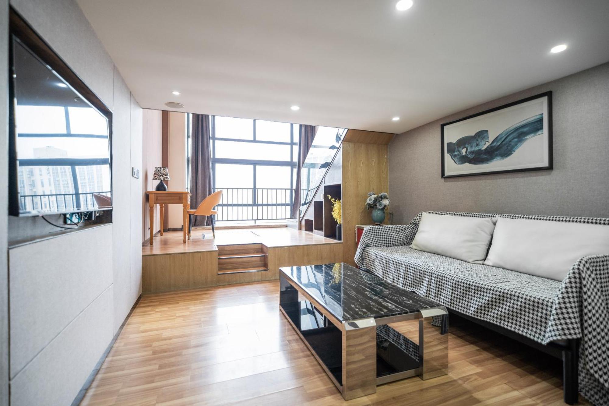 Lavendar Duplex Apartment Guangzhou Luaran gambar