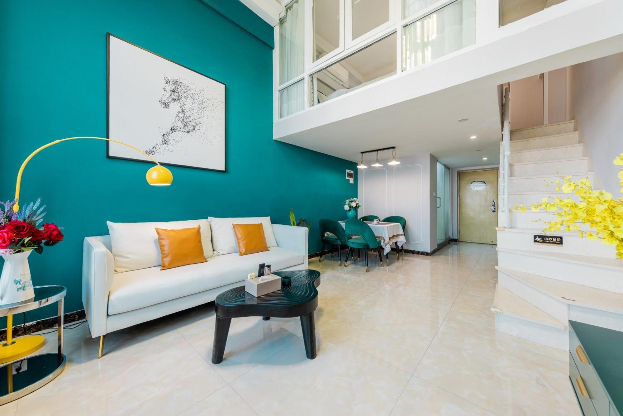 Lavendar Duplex Apartment Guangzhou Luaran gambar
